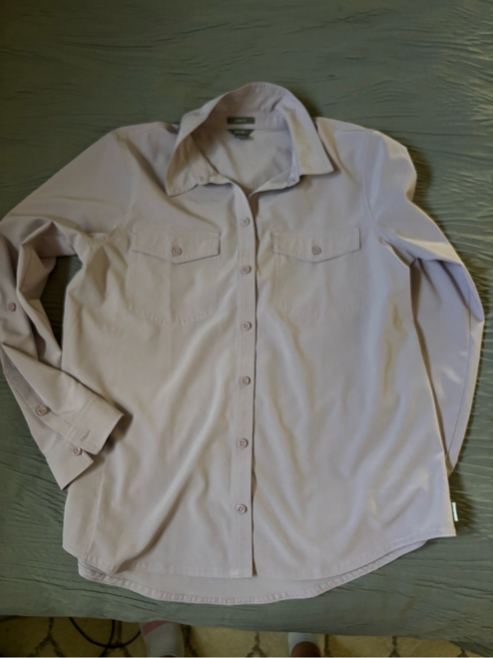 Eddie Bauer Light Lavender outdoors shirt!!!